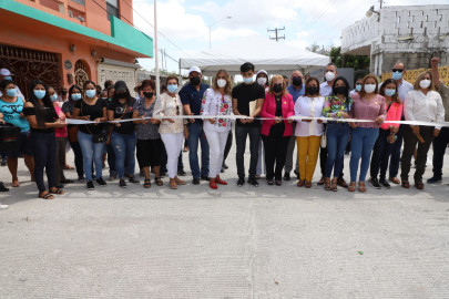 Más pavimentaciones nuevas mejoran nivel de vida en Reynosa 