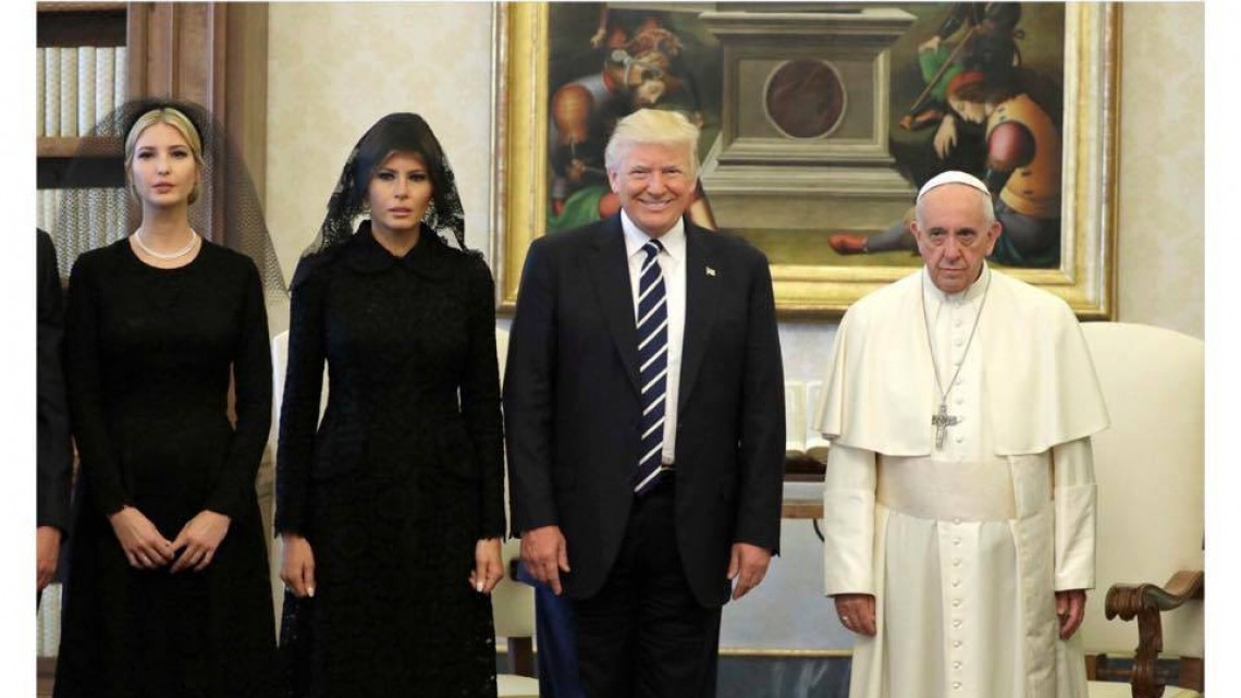 La visita de los Trump al Papa en memes