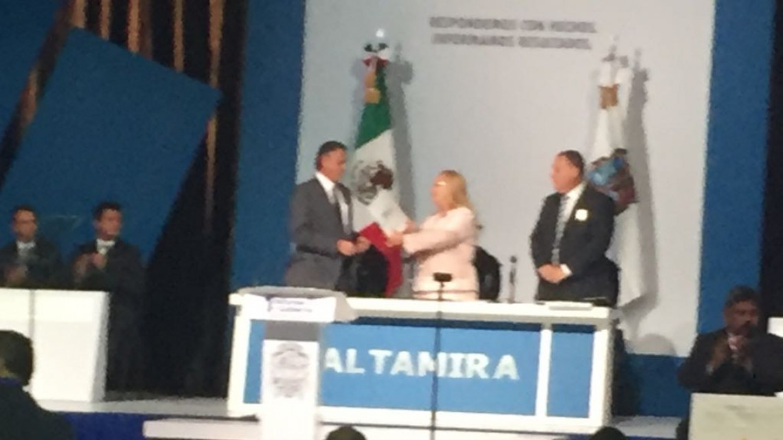 Rinde primer informe de actividades la alcaldesa de Altamira