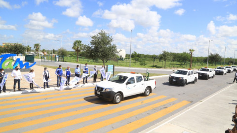 Supervisa Gobernador avances de obras de infraestructura y entrega de apoyos a familias de Reynosa