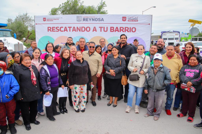 Rescatando Tu Barrio, el programa que llevó Carlos Peña Ortíz a colonia de Reynosa