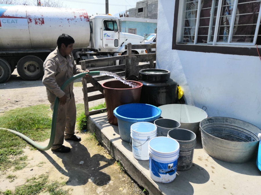 Nueve mil acciones de abasto de agua potable en varios municipios de estado