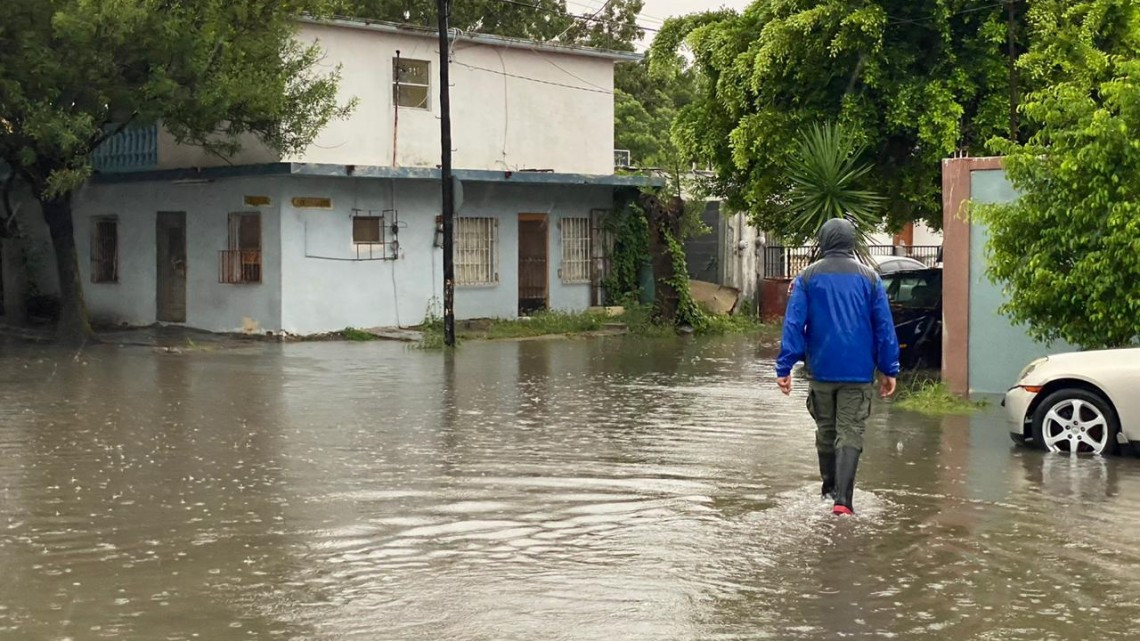 Causa 'Hannah' múltiples daños y más de 11 pulgas de agua en Reynosa