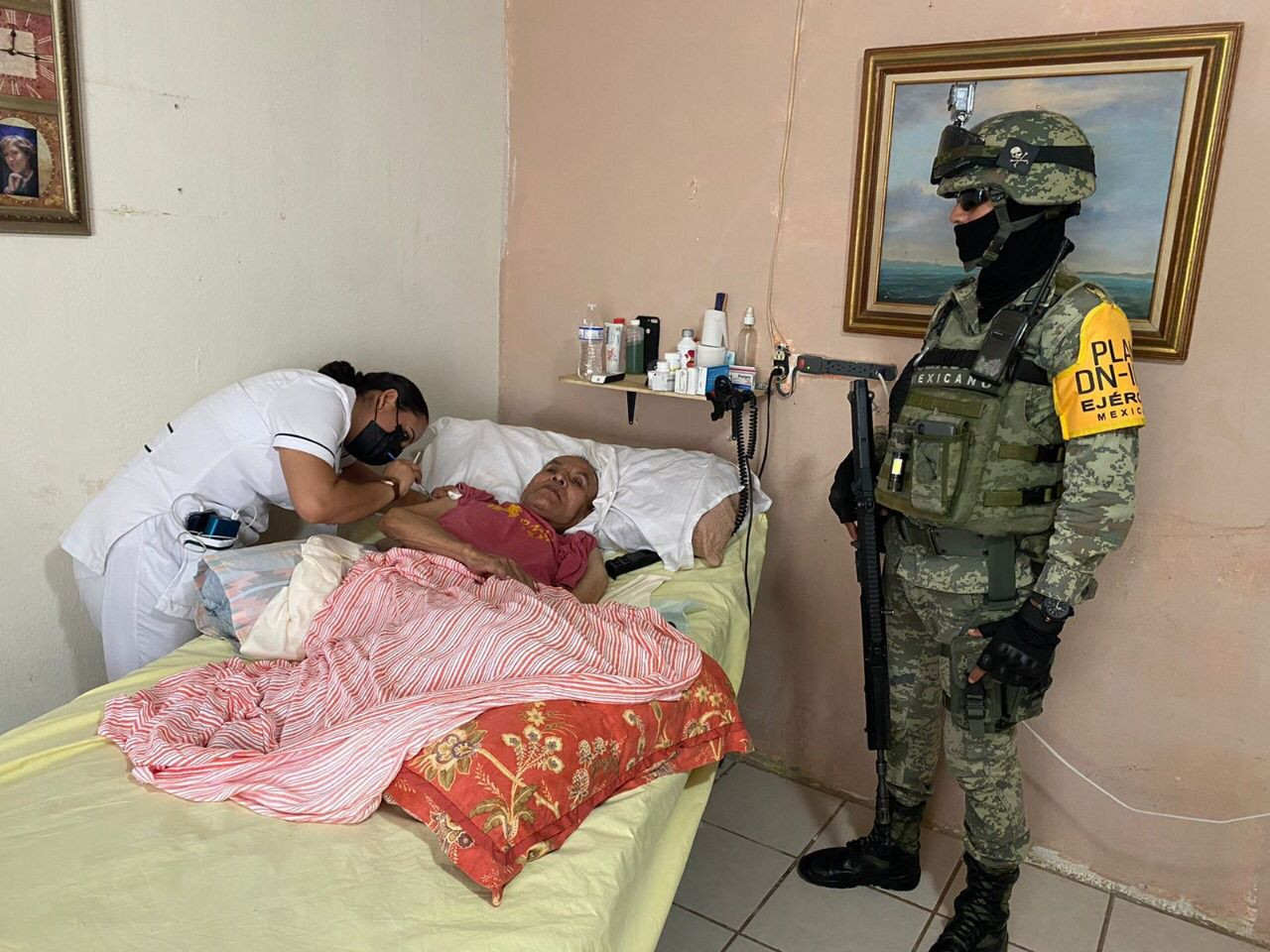 Brigadas Correcaminos vacunan contra el COVID-19 a más de 500 personas en su domicilio 