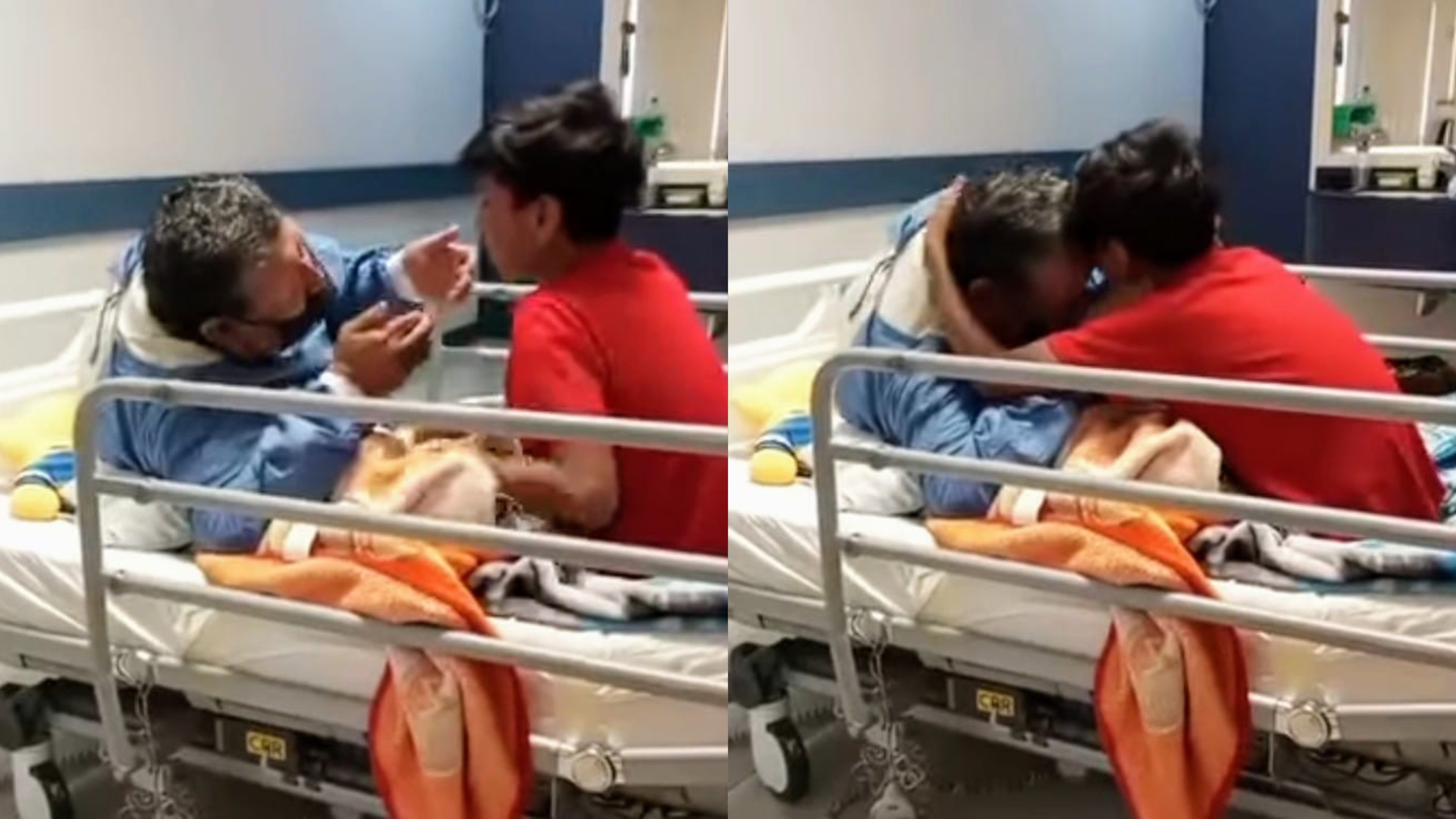 “Andy” se reencuentra con sus familiares en el Hospital Infantil de Ciudad Victoria