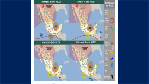 Persiste probabilidad de lluvias y altas temperaturas para la región 
