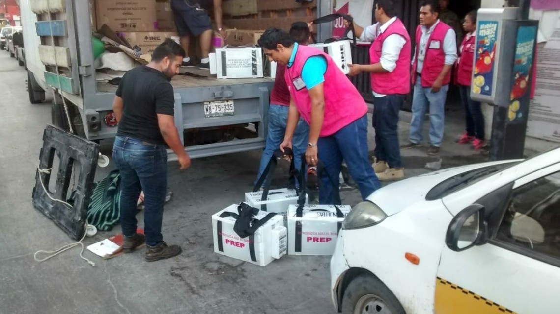 Inicia la entrega de paquetes electorales en Madero y Altamira 
