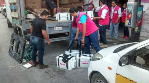 Inicia la entrega de paquetes electorales en Madero y Altamira 