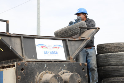 Tritura Municipio 131 mil llantas y evita contaminación 