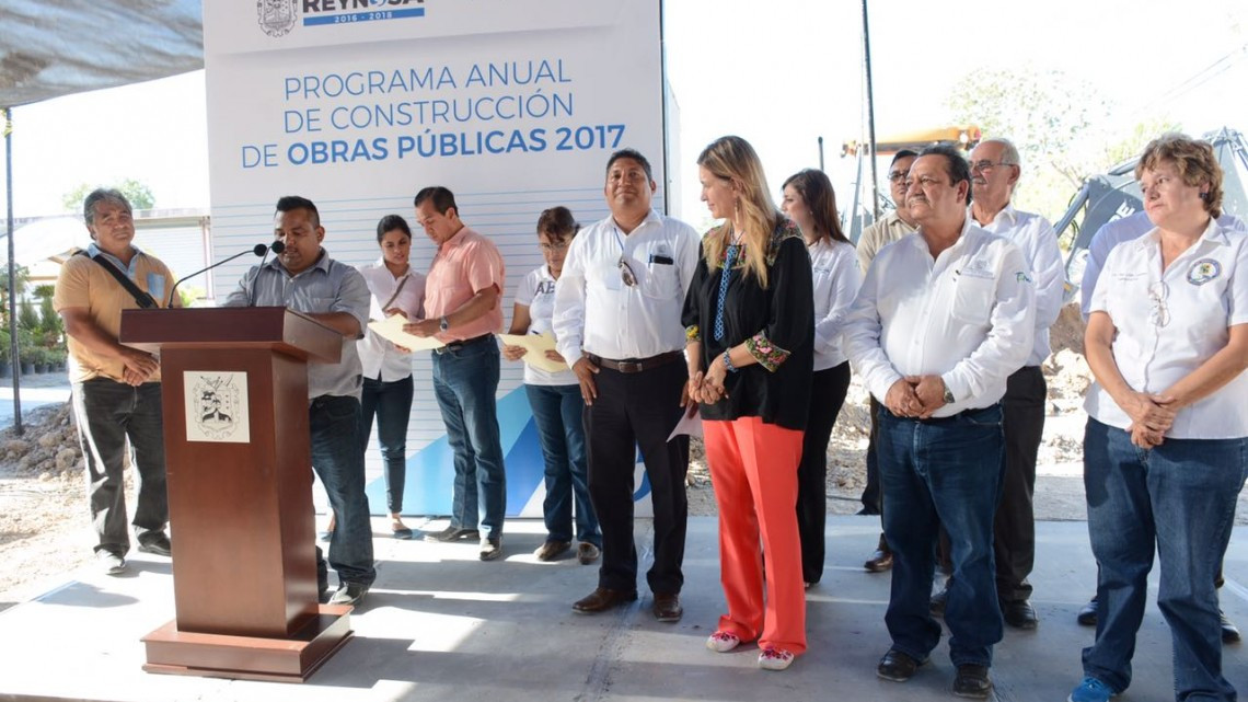 Pavimentará Gobierno de Maki la calle 20 de Noviembre en Fraccionamiento Reynosa