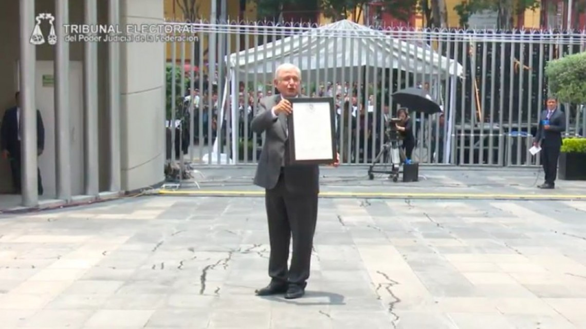 AMLO ya es oficialmente Presidente Electo