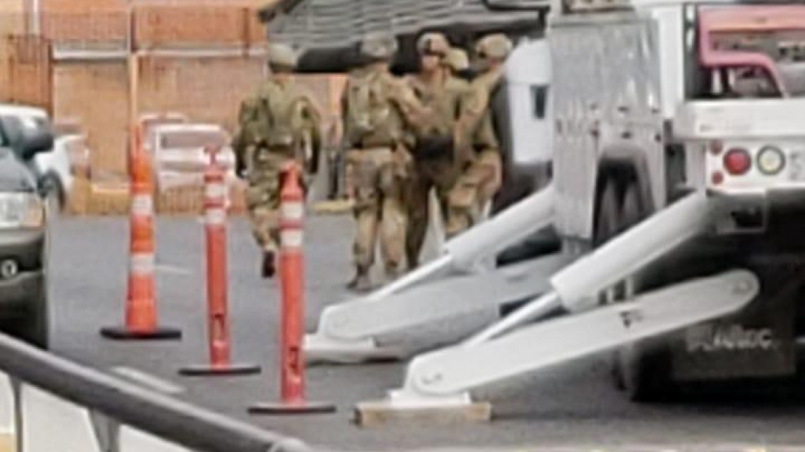 Militares estadounidenses refuerzan seguridad en Puente internacional Reynosa - Hidalgo