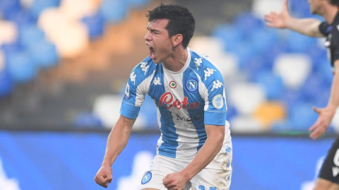'Chucky' Lozano asiste y marca gol en la victoria del Napoli 