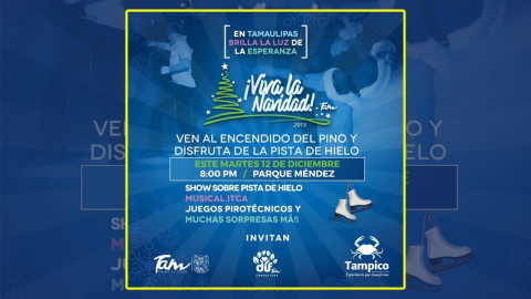 Mañana será el encendido del pino en Tampico