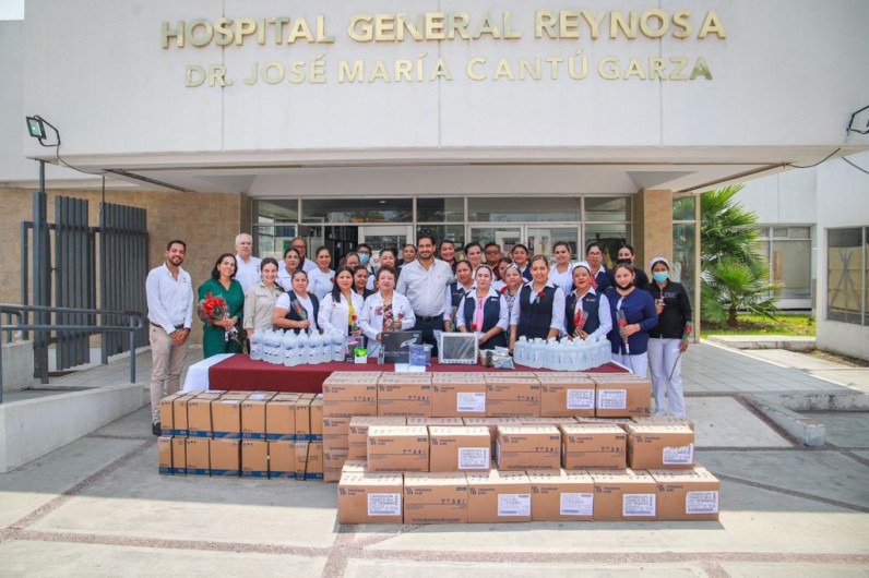 Entregan donativo a Hospital General 
