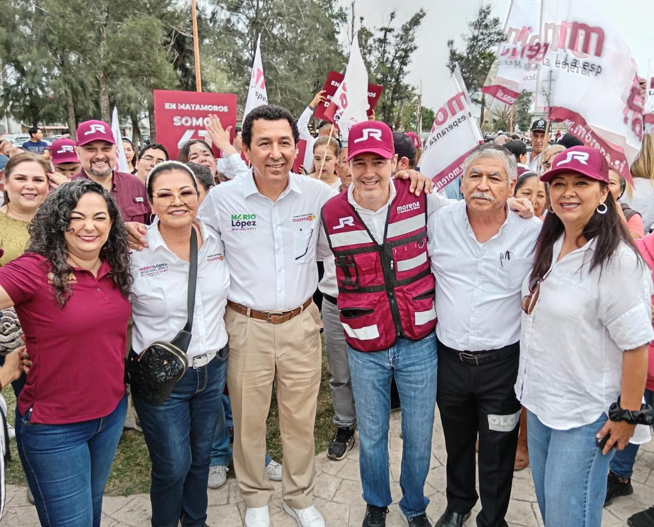 Mario López arranca su campaña a la Diputación Federal por Matamoros