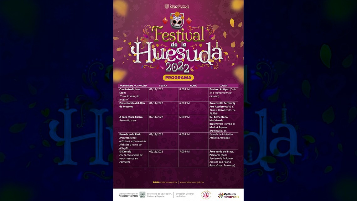 Festival de la Huesuda 2022 será del 28 de octubre al 05 de noviembre