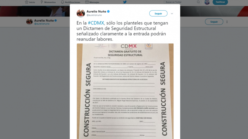 Sólo en escuelas dictaminadas habrá regreso a clases este lunes en la CDMX