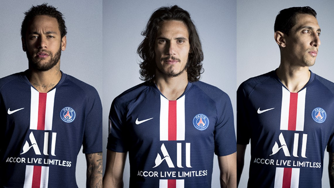 PSG presentó su nueva camiseta con Neymar 