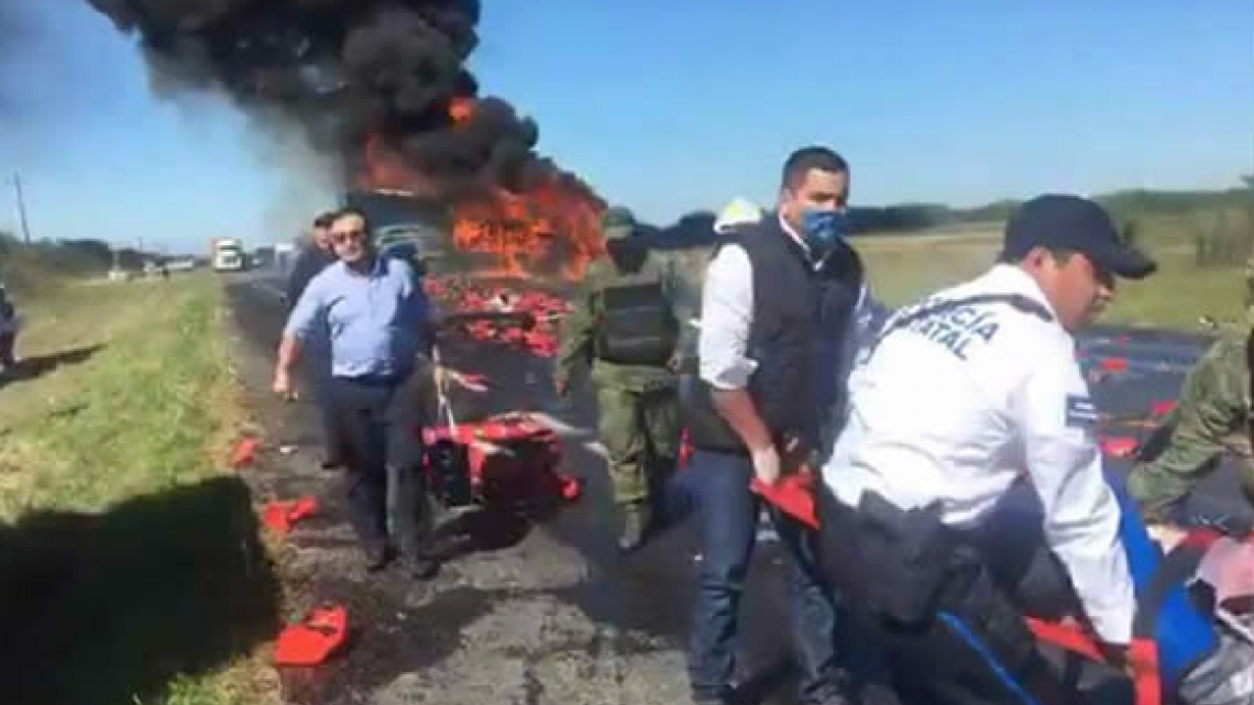 Deja 3 muertos y 10 heridos accidente en carretera Victoria - Monterrey