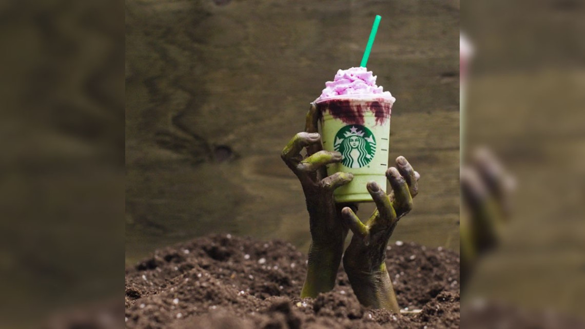 Llega a Starbucks este Halloween el "Zombie Frappuccino"