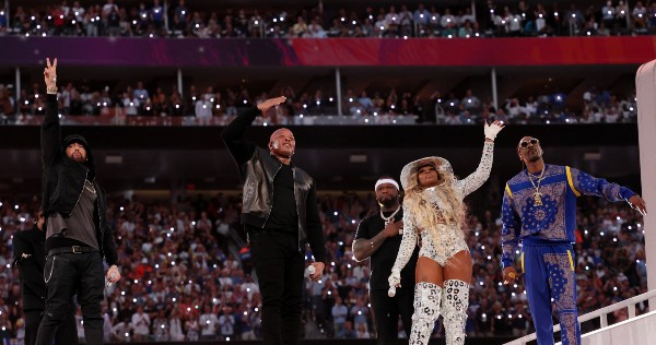 Se dio el Show de Medio Tiempo más rapero de la historia en el Super Bowl LVI