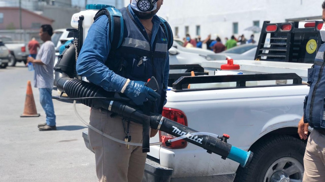 Donan sanitización a Oficina Fiscal