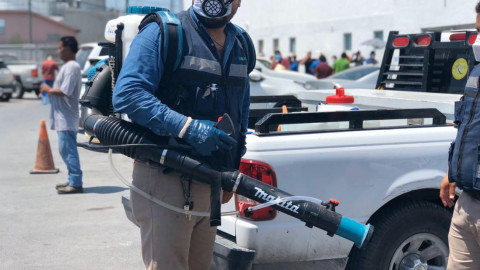 Donan sanitización a Oficina Fiscal