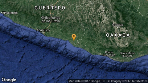 Sismo de 5.0 se registra en Salina Cruz, Oaxaca