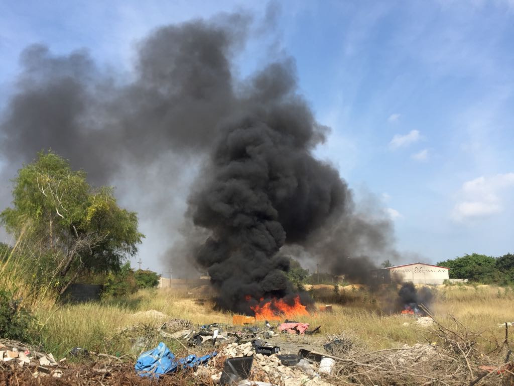Problema constante incendios en solares baldíos