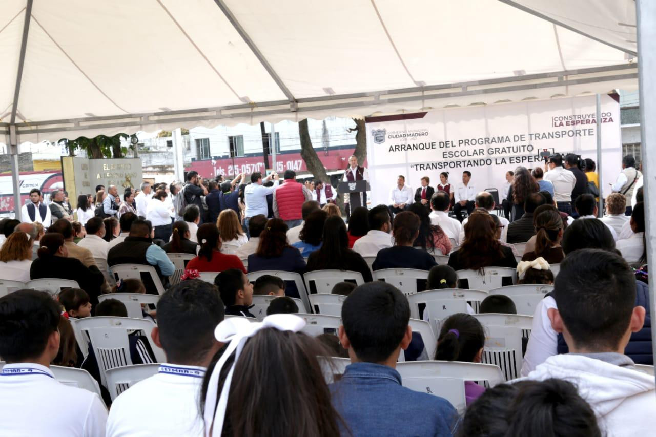 Beneficia Madero a más de 600 estudiantes con “Transporte Escolar Gratuito”