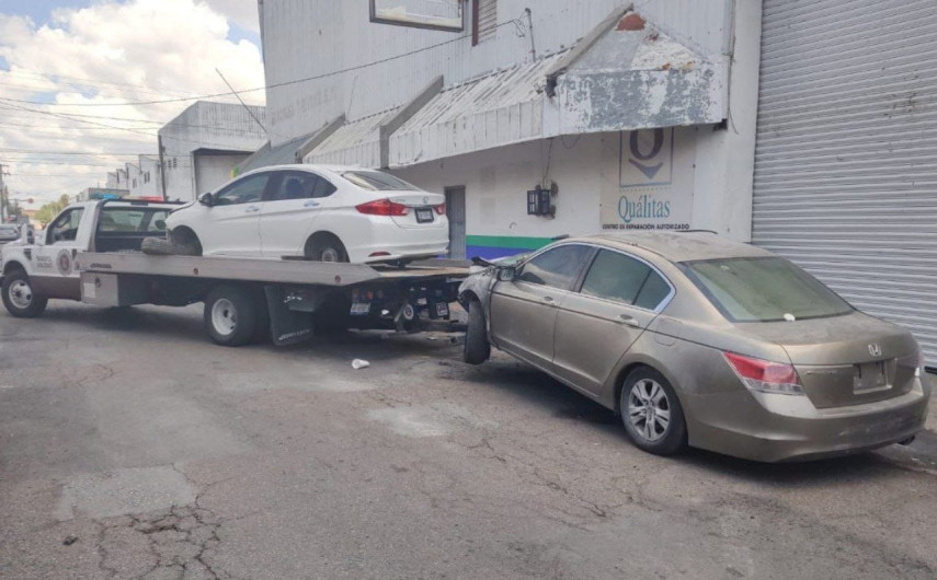 Mejoran imagen de vía pública con programa de chatarrización