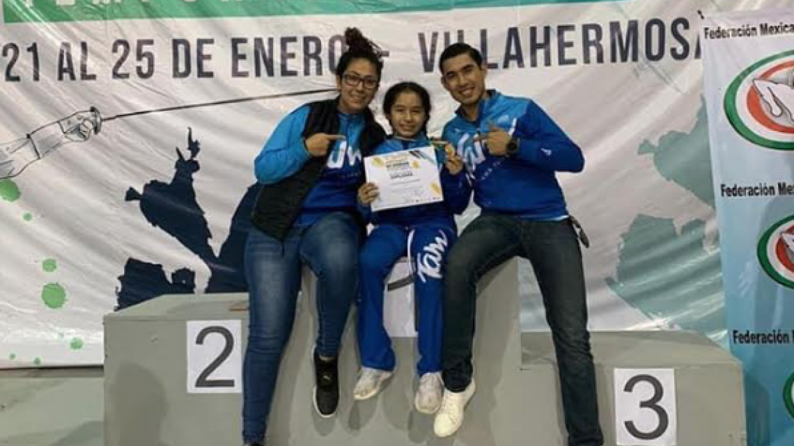  Esgrimistas tamaulipecos lograron medallas en Selectivo Nacional