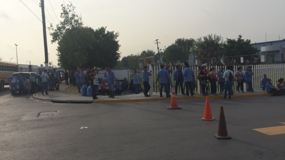 Estalla conflicto en maquiladora de Matamoros