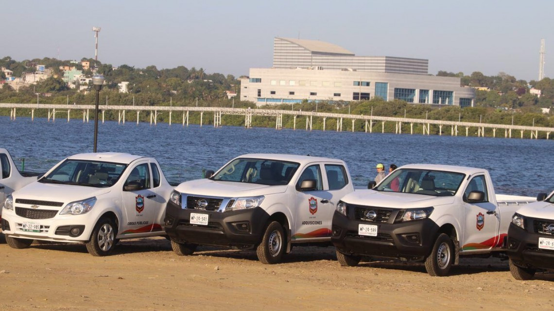 Moderniza gobierno de Tampico parque vehicular de dependencias 
