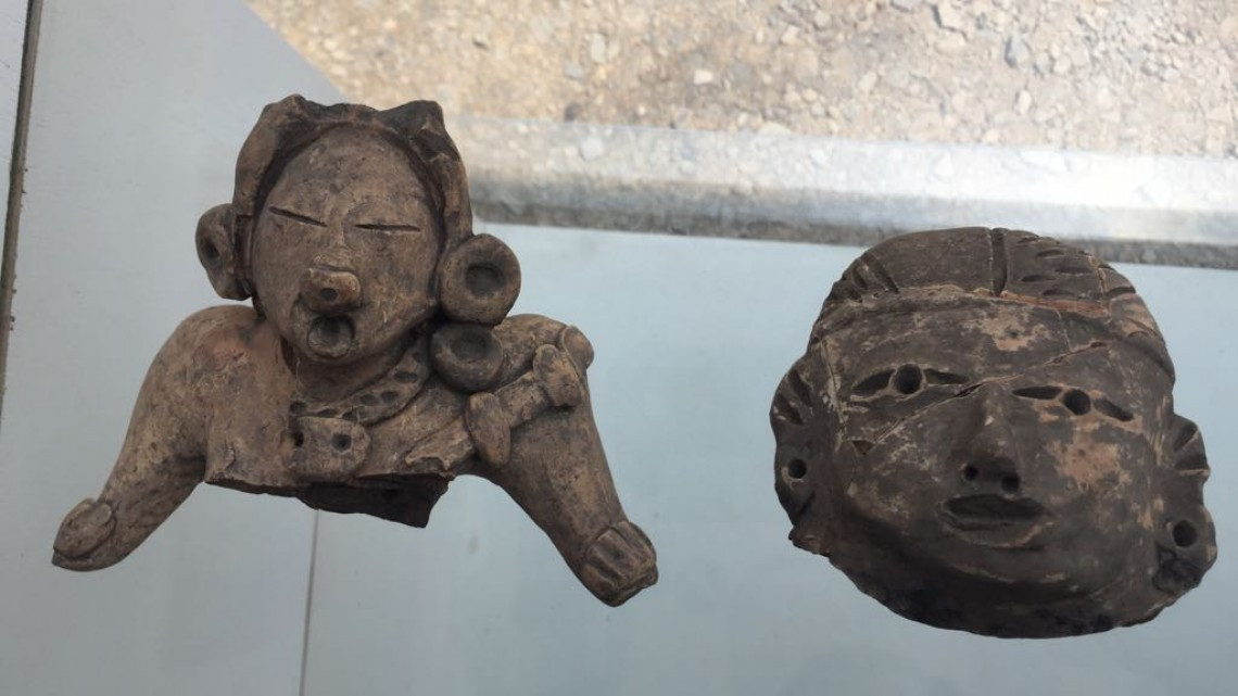 Piezas arqueológicas salen a la luz