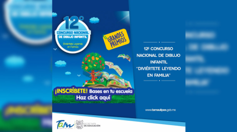 12º Concurso Nacional de Dibujo Infantil “Diviértete Leyendo en Familia” se llevará a cabo