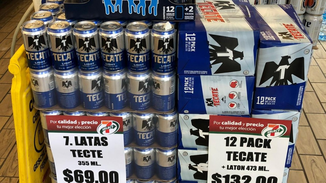 Tiendas ofertan bebidas alcohólicas previo a Ley Seca