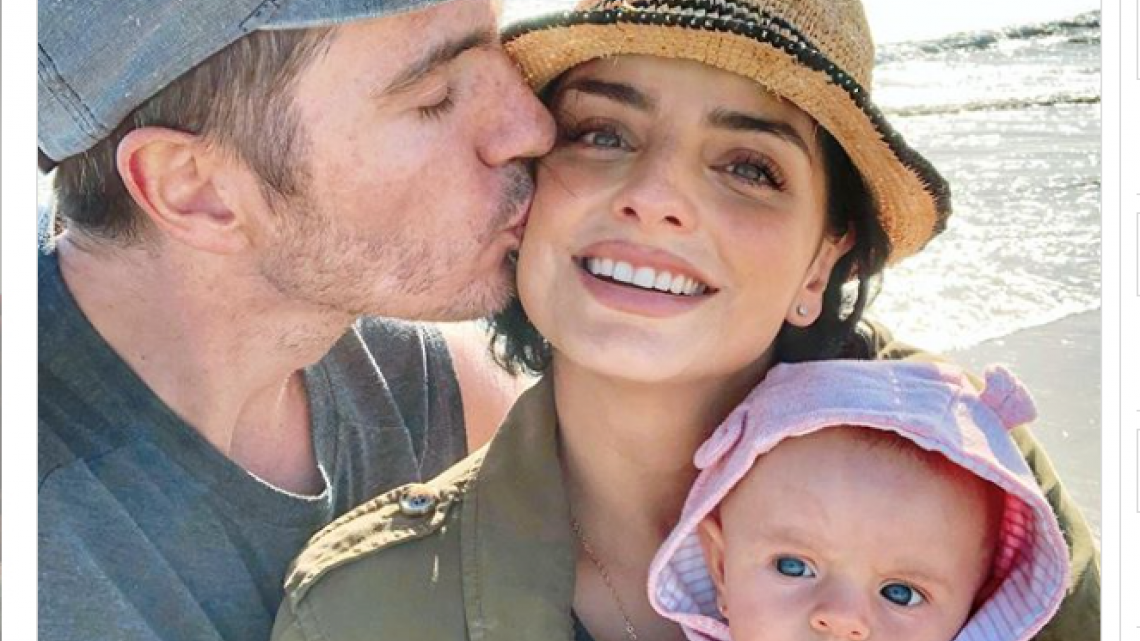 Mauricio Ochman y Aislinn Derbez disfrutan la playa con Kailani