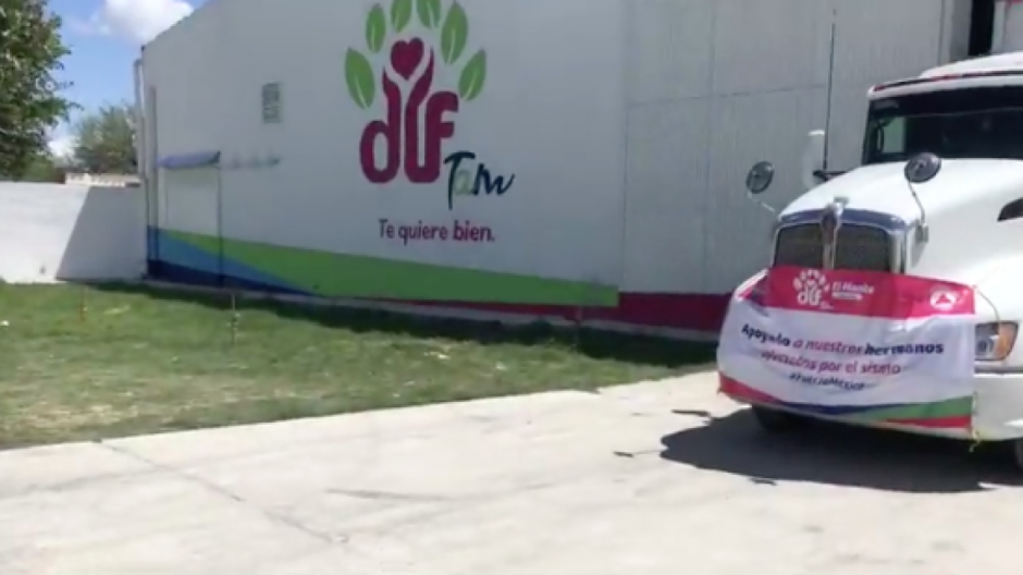 Entrega PGJE a DIF Tamaulipas 14 toneladas de ayuda