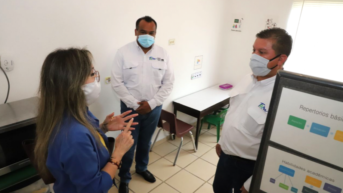 GobTam y SEBIEN equipa a Centro de Autismo en Matamoros