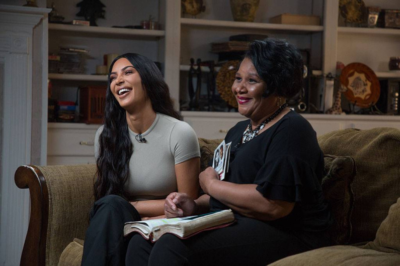 Kim Kardashian conoció a Alice Johnson