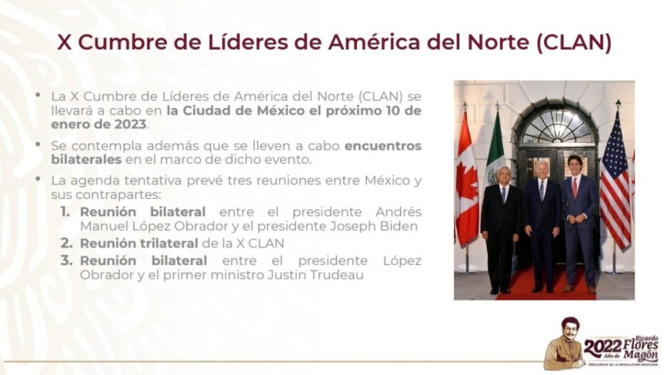 X Cumbre de Líderes de América del Norte será el 10 de enero en CDMX: Ebrard
