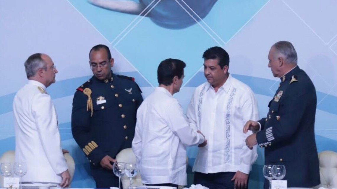 Solicitó FCV a EPN brindar seguridad a tamaulipecos hasta último día de su mandato