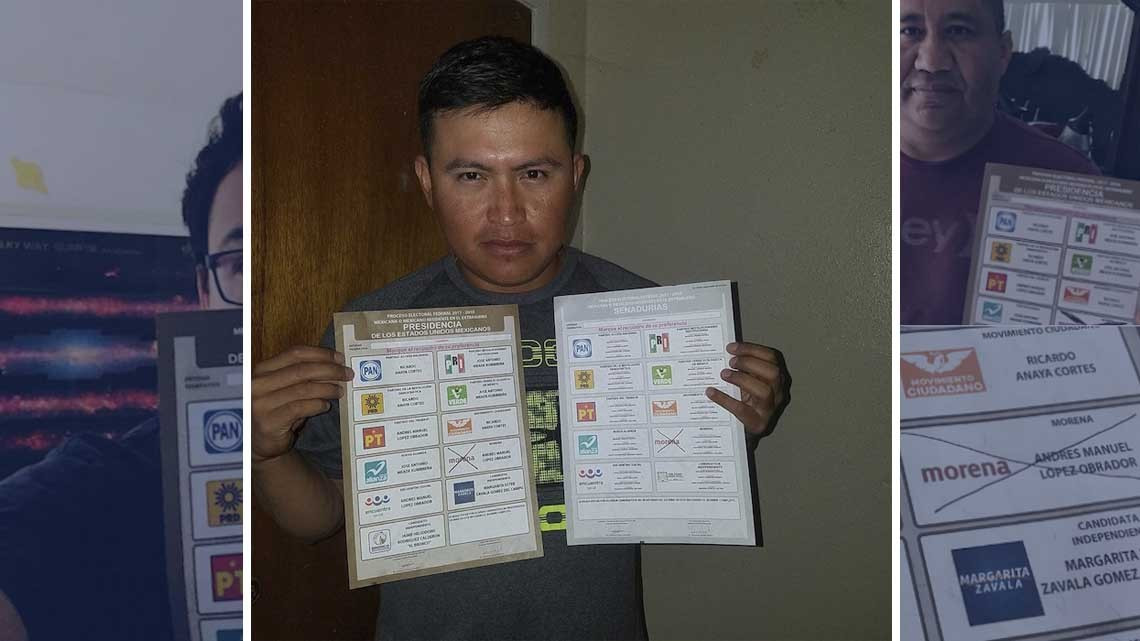 Mexicanos residentes en el extranjero muestras apoyo a AMLO