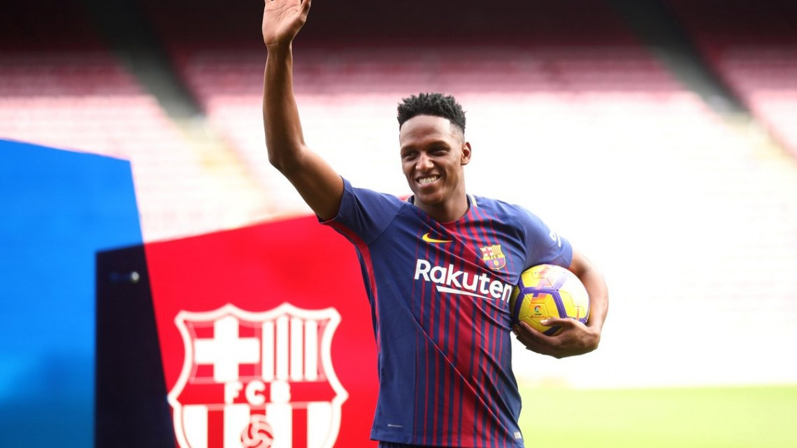 Así fue la presentación de Yerry Mina