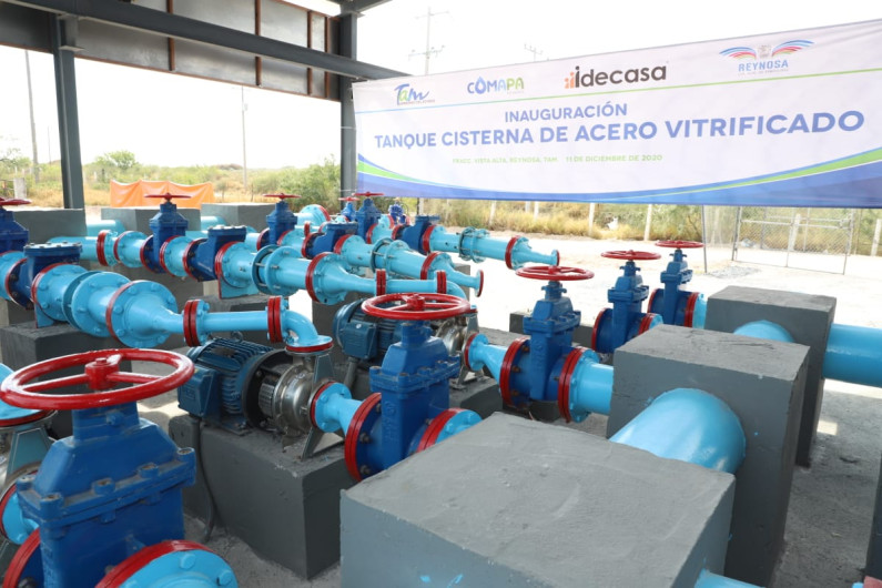 Proveen más agua potable a más familias del poniente