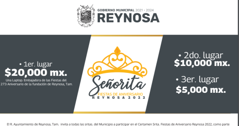 Inicia la convocatoria ¨Señorita Fiestas de Aniversario¨