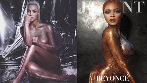 Kim Kardashian copia a Beyoncé