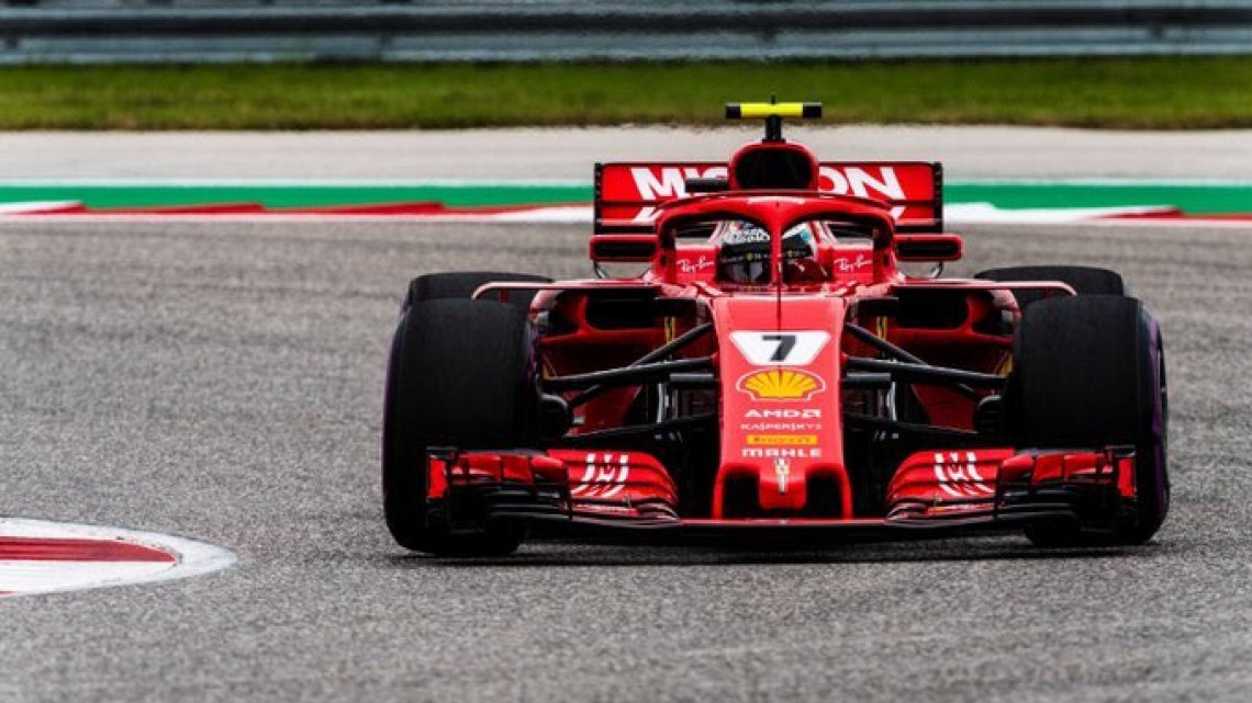 Kimi Raikkonen se lleva el GP de EU, Checo Pérez termina en décima posición